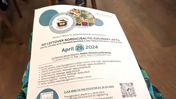 April 29, 2024: Project results dissemination conference for the project “NO LEFTOVER Nord
